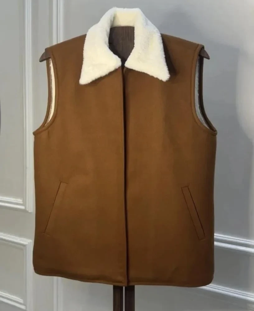 سديري رجالي جوخ بني فاخر مع فرو سُكّري