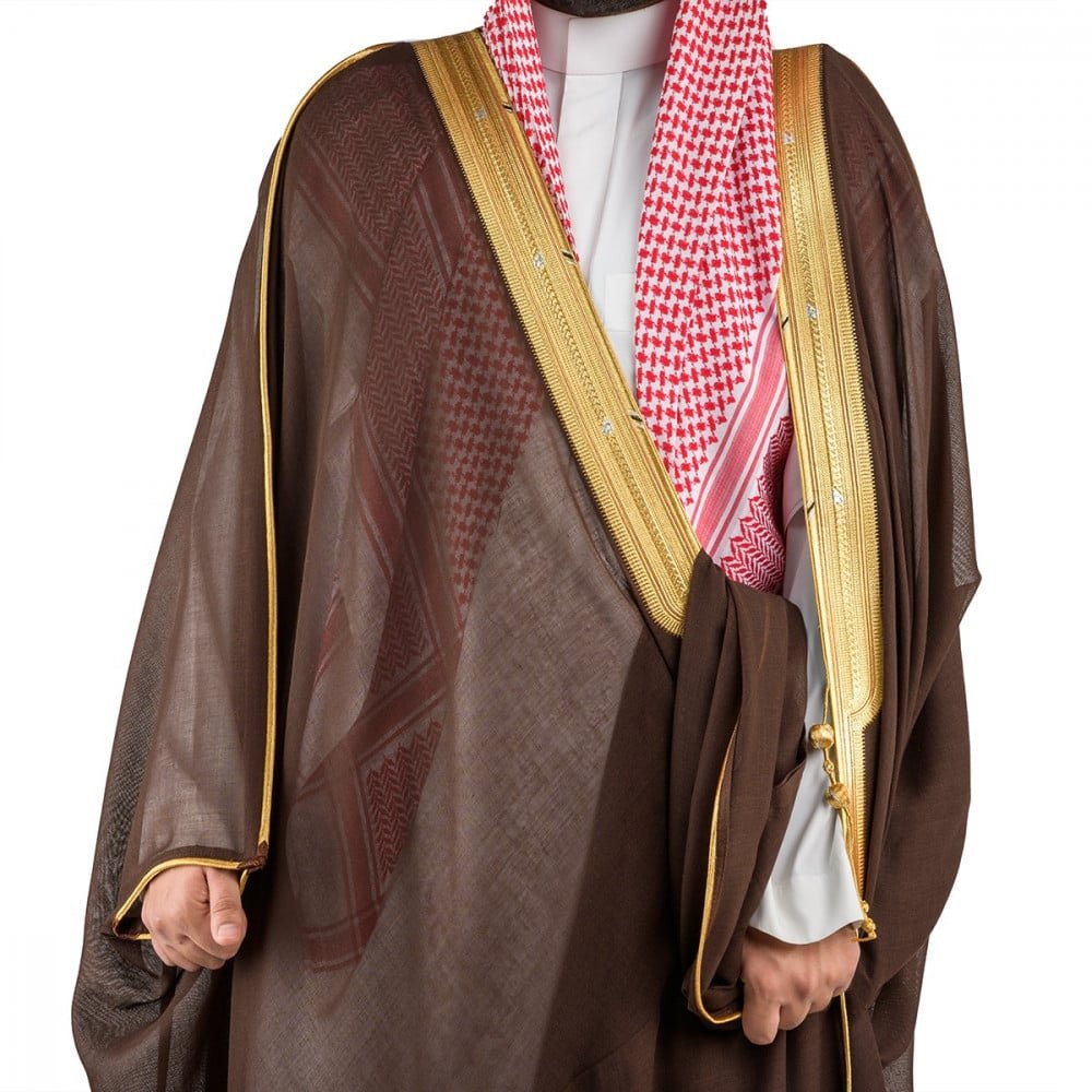 بشت ملكي غاط مصوف زري حر-عودي