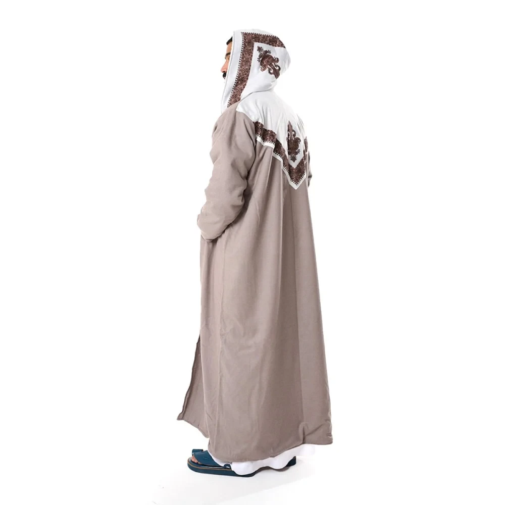 فروة شال كشميري جوخ لون بيج