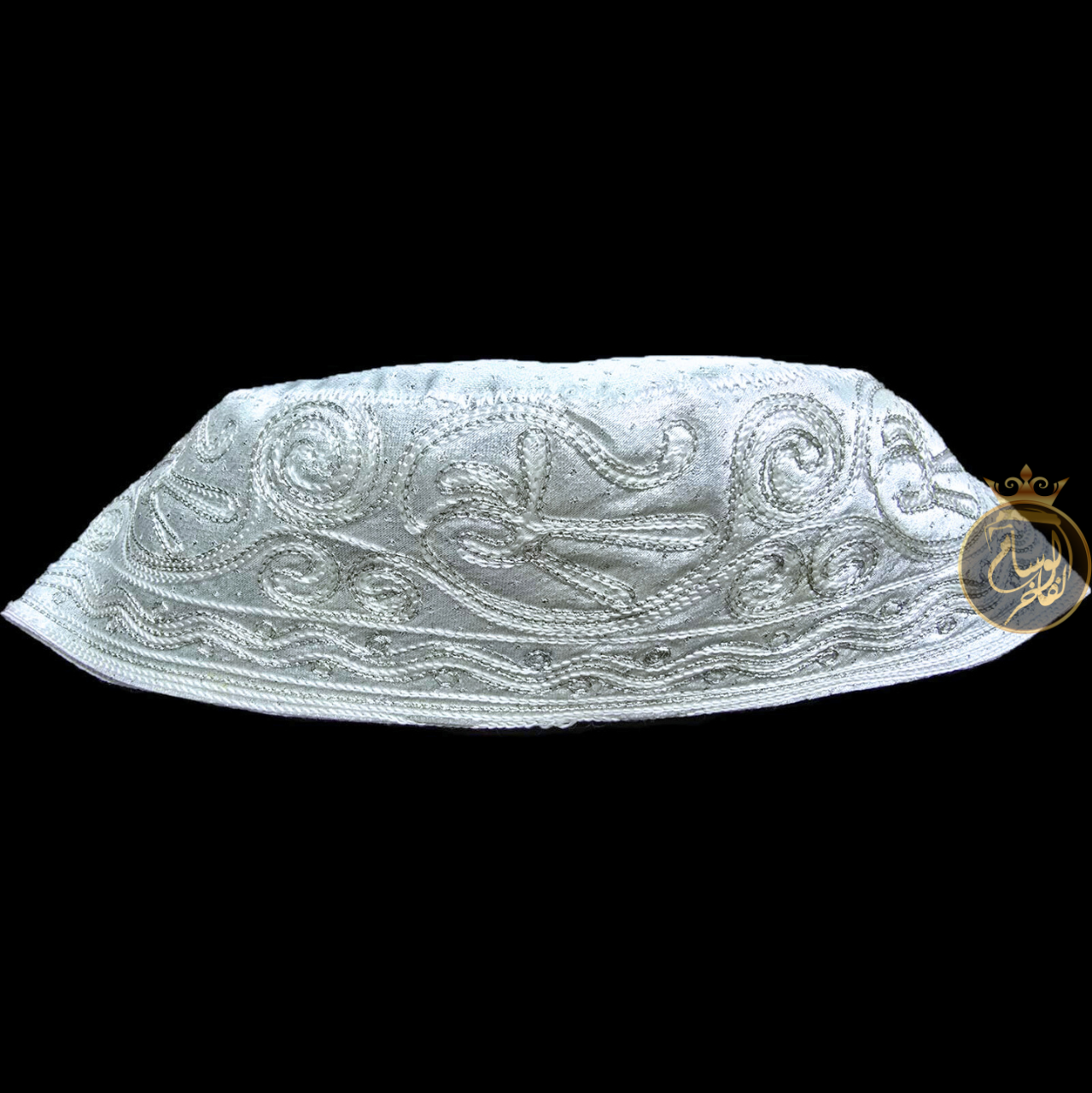 طاقية زري فضي