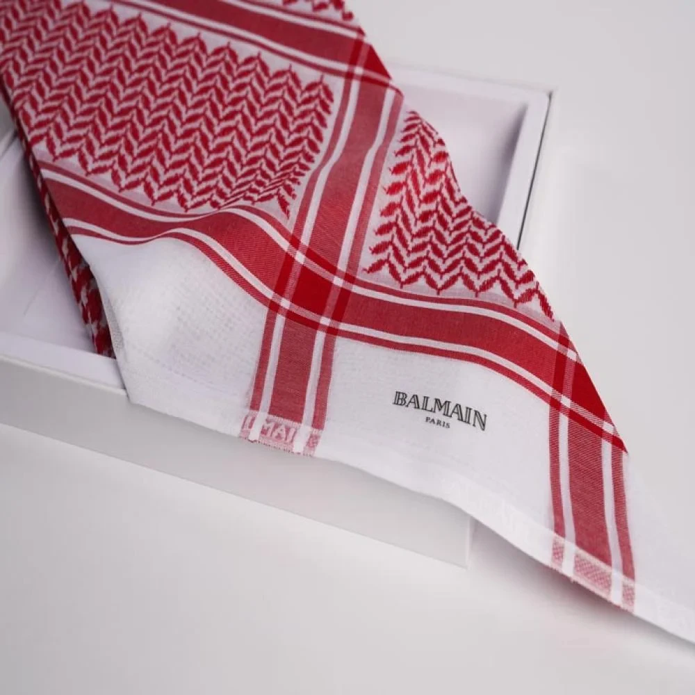 شماغ بالمان BALMAIN احمر -2025BF-R