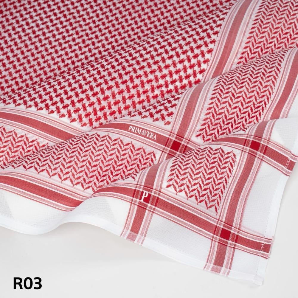 شماغ بريمافيرا احمر مودرن 25