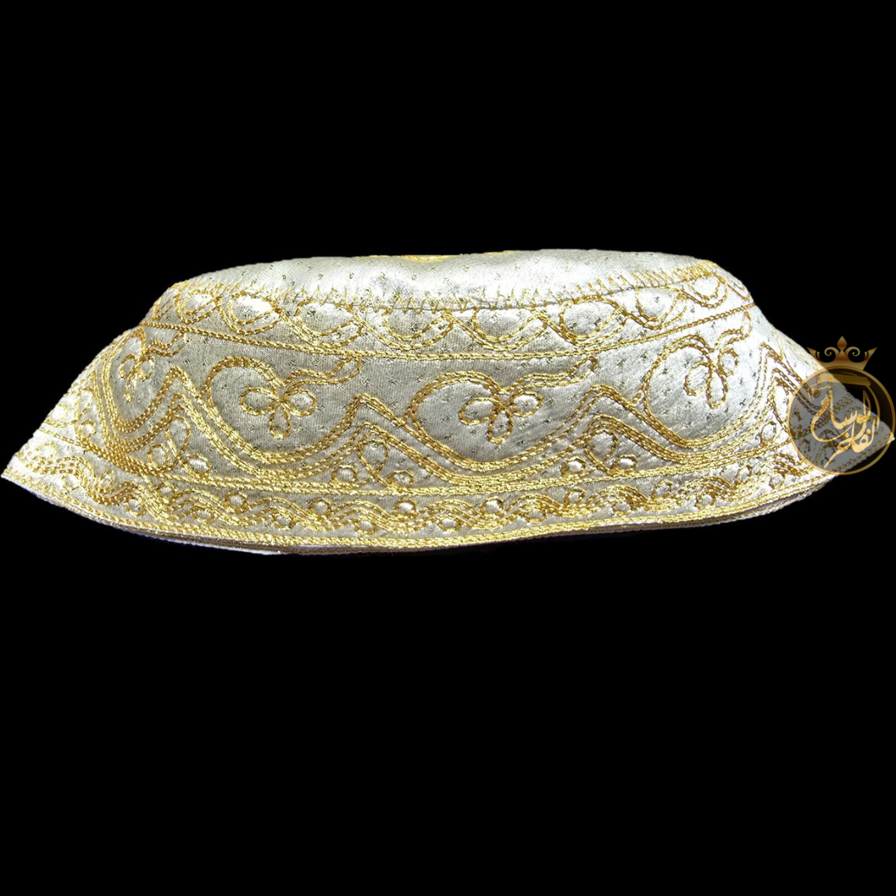 طاقية زري ذهبي